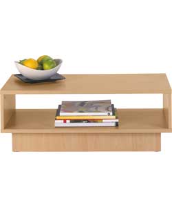 Unbranded Cubes Coffee Table Beech Finish