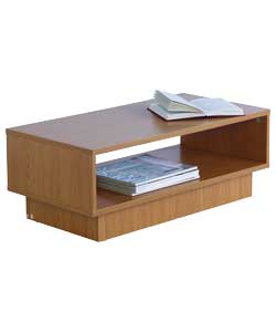 Unbranded Cubes Coffee Table Oak Finish