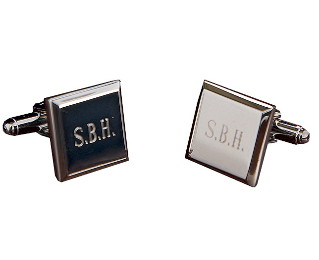 Unbranded Cufflinks - Square - Personalised