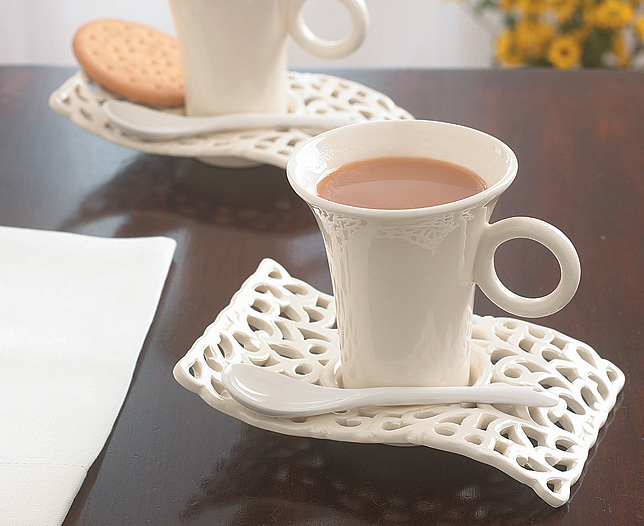 Unbranded Cup and Saucer Duo