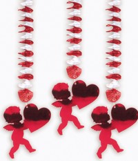 Unbranded Cupid Foil Hanging Cut Out