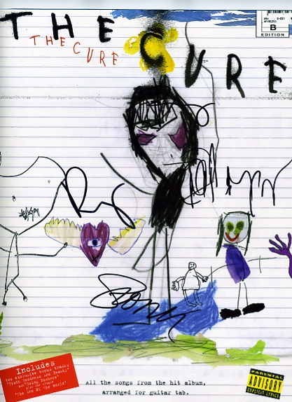 This is a superb 12 x 9 inch book cover signed by Robert Smith and the other members of the band