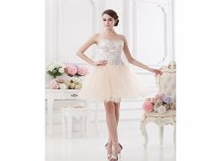 Unbranded Cute Modern Strapless Sweetheart Satin Tulle