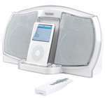 The perfect self contained iPod speaker system! Power to fill a room with quality audio and still