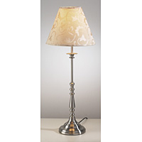 Unbranded DABLE4146 - Satin Chrome Table Lamp Pair