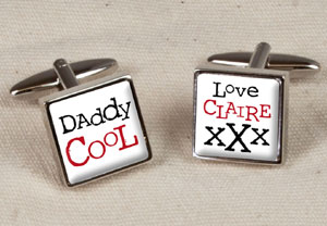 Unbranded Daddy Cool Personalised Cufflinks