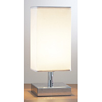 Unbranded DADRA4050 - Polished Chrome Table Lamp Pair