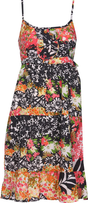 Unbranded Daffy floral patch dress