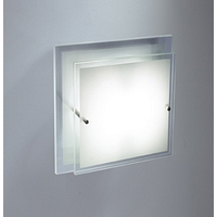 Unbranded DAFRA072 - Glass Wall Flush Light