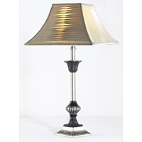 Unbranded DAFRA4048 X/LSSG11 X - Pewter and Steel Table Lamp