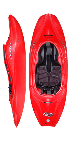 Dagger G-Ride 6.2ft Performance Kayak, Performance planning hull, rounded bow and stern-reduces risk