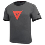 Classic Dainese T-Shirt with contrast ribbing on the neck and sleeves large logo on the centre of th
