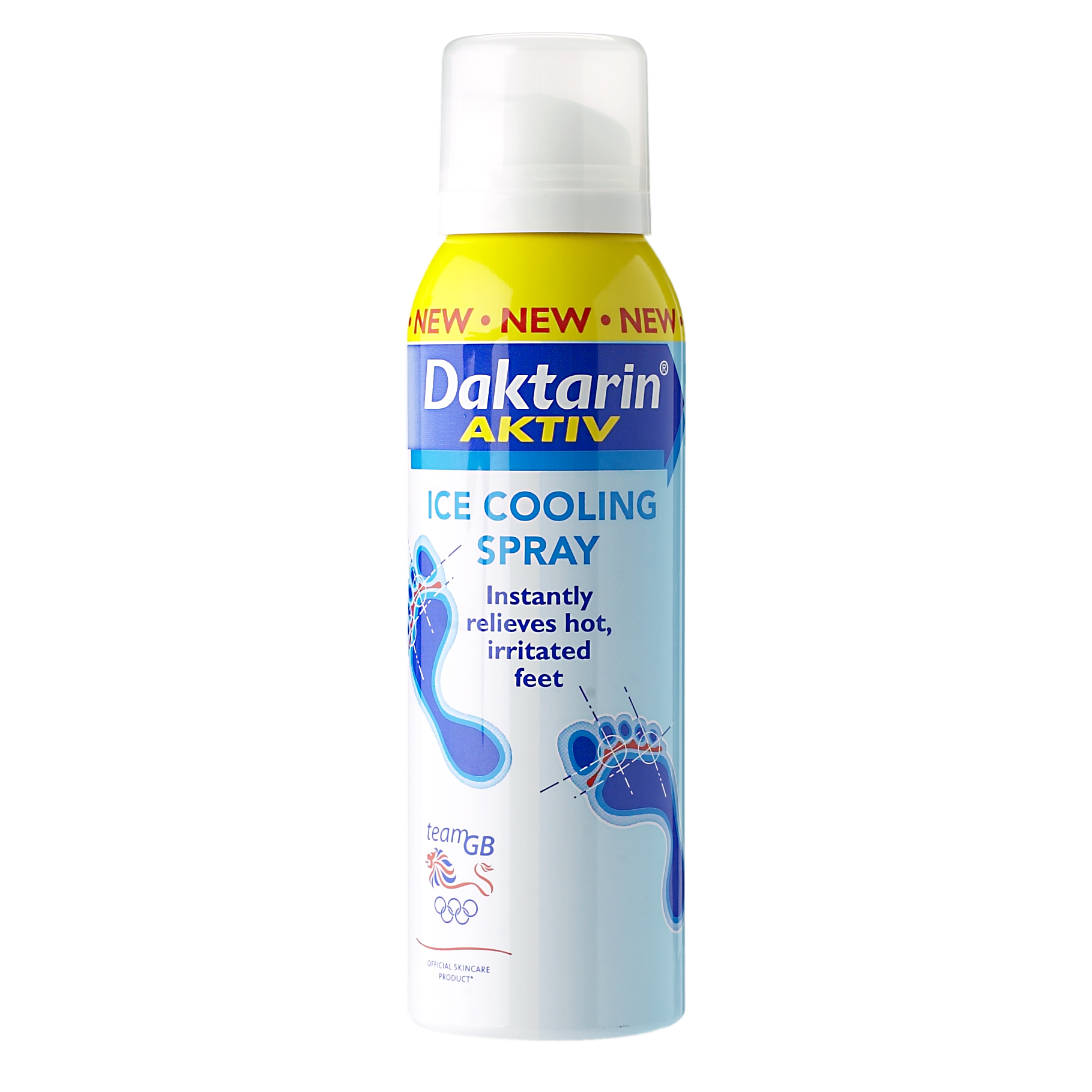 Daktarin Aktiv Ice Cooling Spray provides instant icy cool relief for hot, irritated feet. Triple ac