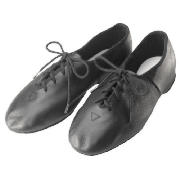 Unbranded Dance Now Black Full Sole Leather Jazz Shoe 1