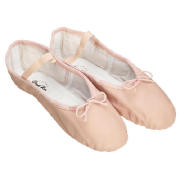 Unbranded Dance Now Pink Full Sole Leather Ballet Slipper 3