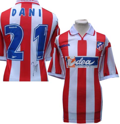 Unbranded Dani - Atlandeacute;tico Madrid Match worn No. 21 shirt
