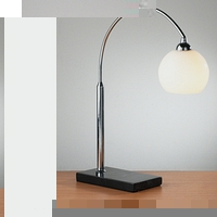 Unbranded DAPAV40 - Marble and Chrome Table Lamp