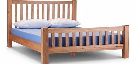 Sturdy and stylish. the Darby oak bed frame is a solid piece of bedroom furniture that will serve you well for years to come. Expertly crafted from premium American white oak. the characteristic markings of this bed signal both quality and uniqueness
