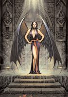 A seductive temptress but as  dangerous as she is beautiful, the Dark Angel guards the entrance to