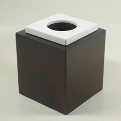 Unbranded dark wood tissue box