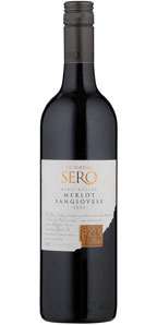 Savoury and spicy Merlot / Sangiovese blend from Australia This rich and savoury deep-purple red has