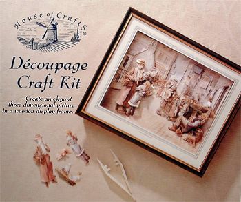 Decoupage Craft Kit - The Apple Stall