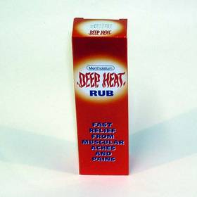 The deep heat muscle is ideal for providing fast relief from muscular and rheumatic pains.  sprains 
