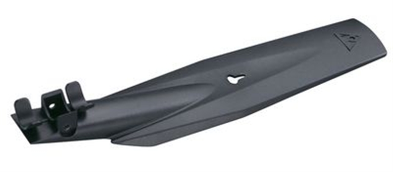 Clip-on mudguard designed specifically for Topeak MTX and EX Beam Racks. Durable injection moulded,