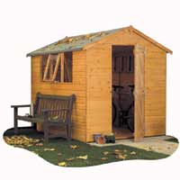 Deluxe Apex Shiplap Shed 8x6