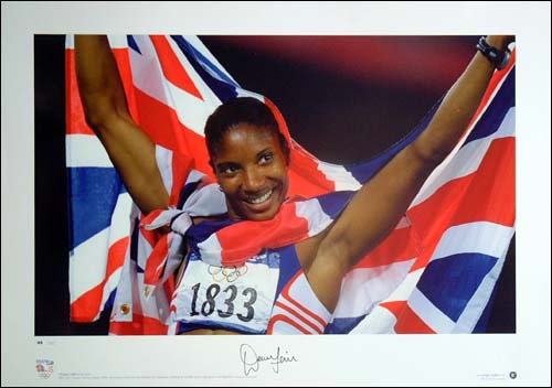 Unbranded Denise Lewis and#8211; Sydney 2000 Olympics - Signed print
