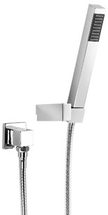 Unbranded Design Hand Shower Kit Brass Square (with Elbow)