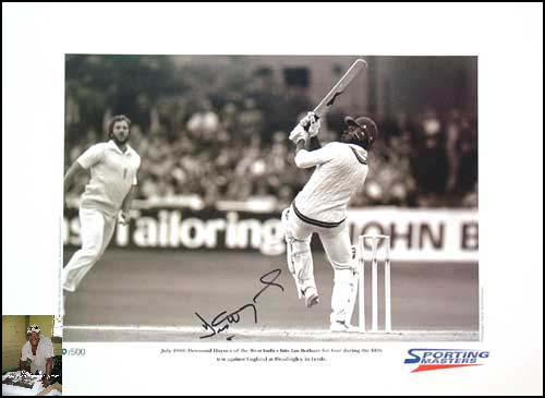 Unbranded Desmond Haynes signed limited edition print - WAS andpound;79.99