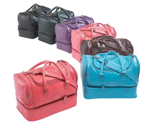 Unbranded Detachable Base Travel Bag Purple Personalised (PEE)