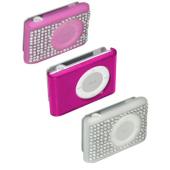 Bling your shuffle. Give your MP3 player a great new ultra bling look with these crystal and rubber 