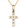 Unbranded Diamond Set Cross Pendant