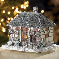 Dickensian Christmas House Ornament