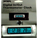 Digital In/Out Thermometer/Clock