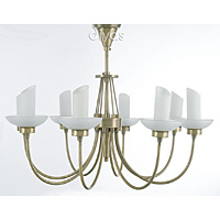 Unbranded DIIL10062 - 8 Light Antique Brass Ceiling Light
