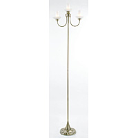 Unbranded DIIL10064 - Antique Brass Floor Lamp