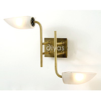 Unbranded DIIL10100 - Antique Brass Wall Light