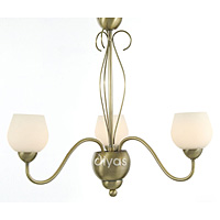 Unbranded DIIL20251 - 3 Light Antique Brass Ceiling Light