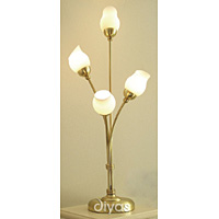 Unbranded DIIL20553 - Satin Brass Table Lamp