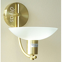 Unbranded DIIL20560 - Satin Brass Wall Light