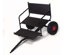 Two seater that mounts on top of the multi purpose trailer