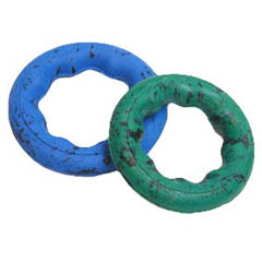 Made from a safe,non-toxic, 97 gum rubber, these rings bounce, roll, float and skip and skim across 