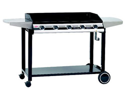 Porcelain Enamelled BBQ incorporating the `Quartz Ignition System` A party sized model that`s