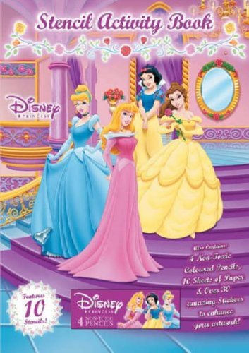 Disney Princess Stencil Activity Book (DISNEY PRIN