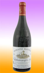 DOMAINE MATHIEU - Chateauneuf du Pape 75cl Bottle