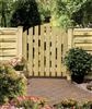 Unbranded Dome Ledged and Braced Path Gate: (1x) 900mm(w) x 1.05m(h) - Pale Green