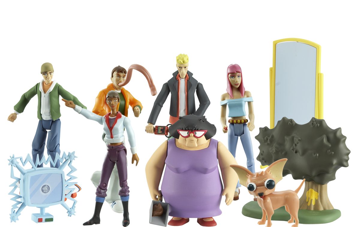 Unbranded Dork Hunters Action Figures Incl Accessory
